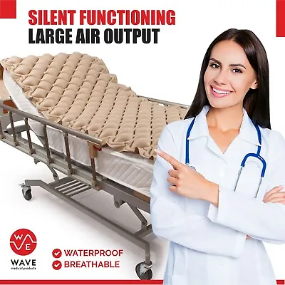 WAVE ALTERNATING PRESSURE MATTRESS | INCLUDES ELECTRIC PUMP For Bedsores • $53.15