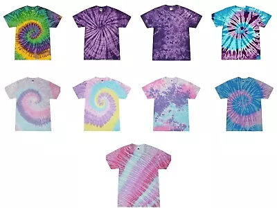 Pick A Purple Tie Dye T-Shirts Adult  S M L XL 2XL 3XL 4XL 5XL Cotton Colortone • $11.75