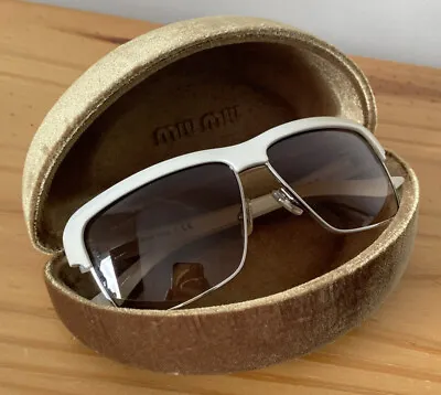Miu Miu Women Sunglasses  White Frame SMU12L • £62.99