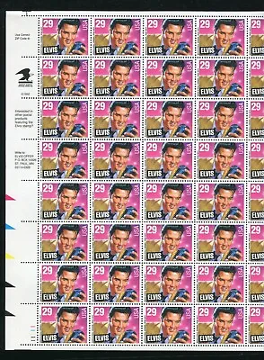 2721 Elvis Presley Sheet Of 40 29¢ Stamps • $13