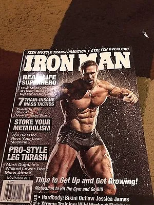 IRONMAN Bodybuilding Muscle Fitness Magazine /Mike O'Hearn. Superhero.11-2013 • $13