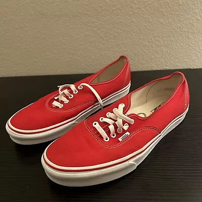 Size 13 - VANS Authentic Red - VN000EE3RED • $22.50