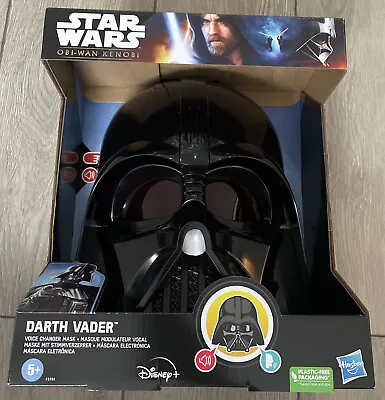 STAR WARS:DARTH VADER Obi-Wan Kenobi  - Voice Changer Mask For 5+ FREE POSTAGE • £39.99