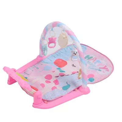 Baby Play Mat Play Piano Activity Gym Mat Infant Early Educational Toy(Pink ) • £20.68