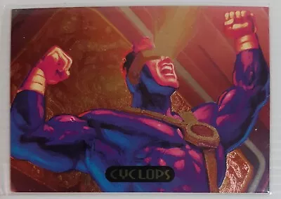 1994 Fleer Marvel Masterpieces Powerblast Insert Card #1 Cyclops.  Free Post. • $15