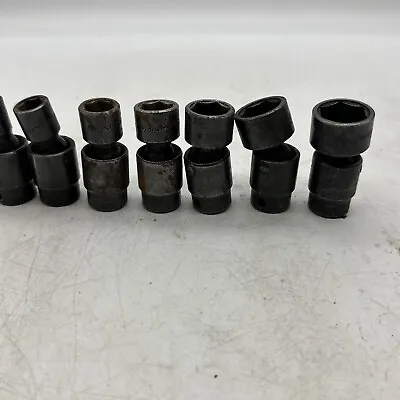 Matco Tools 7pc 3/8  Drive Impact Swivel Socket Set 3/8 - 3/4 SAE • $149.95