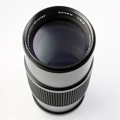 Vivitar 300mm F/5.6 Telephoto Lens M42 Universal Screw Mount + Caps • $17.99