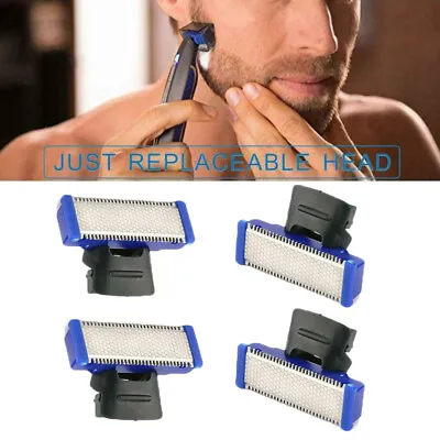 4x Men Micro Solo Electric Razor Double-Sided Blade Shaver Replacement Cutter • $15.99