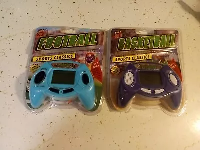 Football And Basketball Classics Handheld Games Sealed New Lot Of 2 • $24