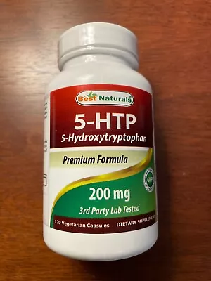 5-HTP (5-Hydroxytryptophan) 200 Mg 120 Vegetarian Capsules • $19.99