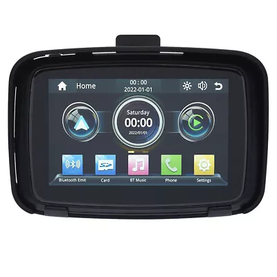 Motorcycle Wireless GPS Portable Carplay 5  Touch Screen IPX7 Stereo Navigation • $138.69