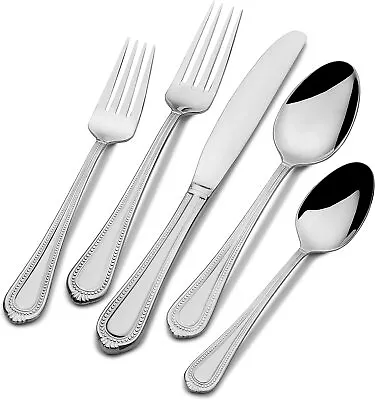 Mikasa REGENT BEAD Flatware Replacement Singles - Polished 18/10 Stainless Steel • $7