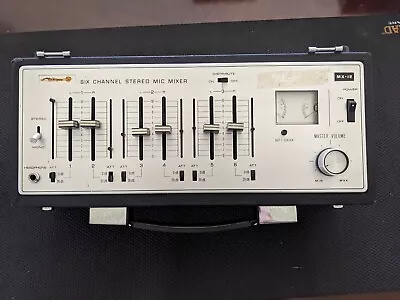 Sony MX-12 - Six Channel Stereo Microphone Instrument Mixer UNTESTED • $39.99