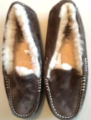 UGG Ansley  Slippers Womens Size 8 Brand New - SN 3312 - Slip Ons -Dark Brown • $69.95