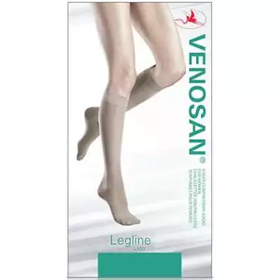 Venosan Legline Super Sheer Below Knee Highs 20-30mmHg (Sahara) Medium • $35