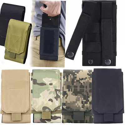 Utility Tactical Military Phone Bag Molle Cell Holster Pouch EDC Tool Waist Pack • $8.99