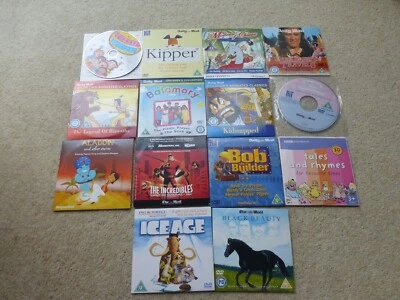 £4.99 • Buy Set Of 13 Promo Childrens Dvds Kipper,black Beauty, Balamorey