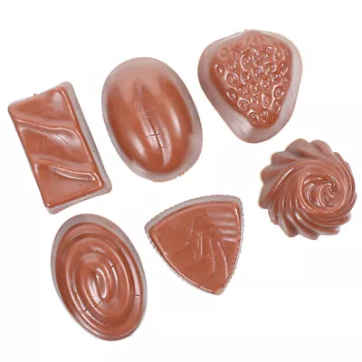  6 Pcs Simulation Chocolate Artificial Fake Biscuits Cake Food • £7.99