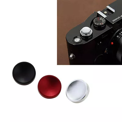 3Pcs Camera Metal Flat Shutter Button Concave Soft Release X10 X100 Supplies Kit • $3.12