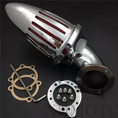 Bullet Air Cleaner For Harley S&S Custom Cv Evo Xl Sportster Chrome • $73.63