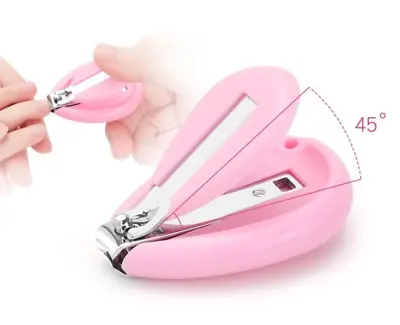 £2.49 • Buy PINK Baby Children Nail Clippers Safety Cutter Care Toddler Infant Scissors UK