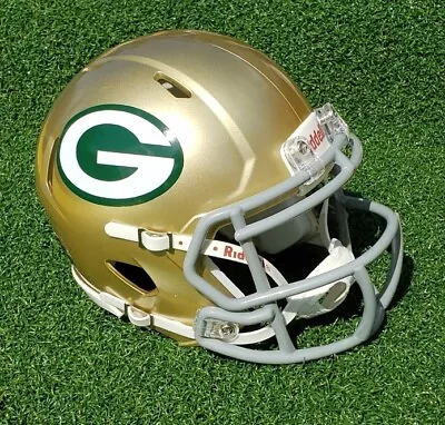 Green Bay Packers 2004 Prototype Football Mini Helmet As On Antique Roadshow • $51