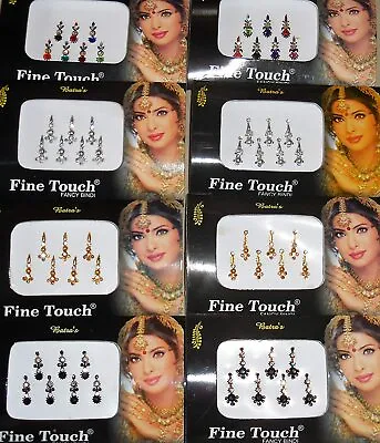 $9.37 • Buy Indian Assorted Multicolor Bindi Bridal Forehead Bindi Jewelry Face Jewels Bindi