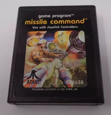 Missile Command (Atari 2600 1981) • $12