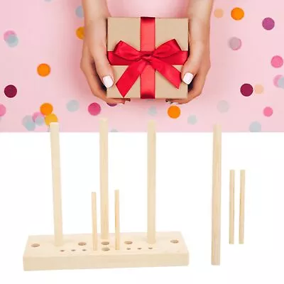 Bow Maker For Ribbon Wooden  With Wooden Board Sticks Bow Making Kit • $10.56