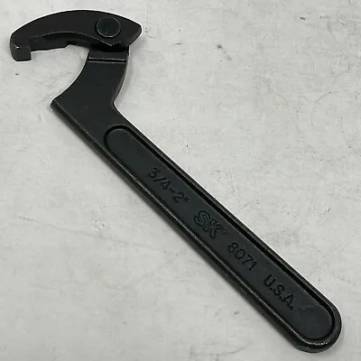 Vintage SK S-K Tools No. 8071 3/4  - 2  Spanner Hook Wrench Made In USA NOS • $18.19