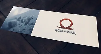 God Of War Stone Mason Collector's Edition PS4 Lithograph Art Print / Letter • $1.25