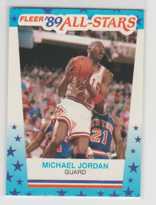 1989 Fleer Michael Jordan All-Stars Sticker #3 • $12.71