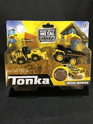 Tonka Metal Movers Front End Loader & Mighty Dump Truck Tonka Metal Tough Dirt • $47.90
