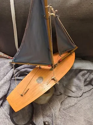 Vintage Star Yacht - Wooden Birkenhead Toy Boat - Endeavor I - Made In England • $99.99