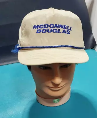 Vintage McDonnell Douglas Snapback Hat Cap Baseball Style Cap  • $19.95