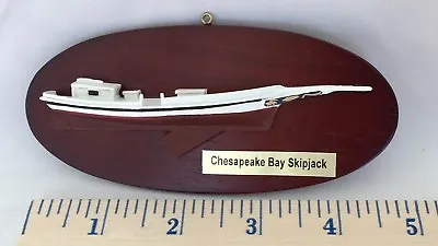 Half Hull Boat Model Skipjack Sailboat Chesapeake Bay Workboat Small (5 In.) • $9.95