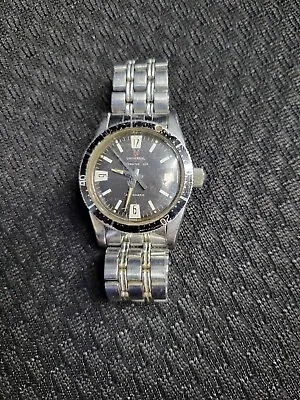 Vintage MENS Watch Diver Universal Geneva Polerouter Sub Automatic Microrotor • $5000