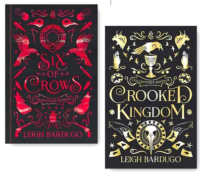 Six Of Crows And Crooked Kingdom 2 Books Set NEW Hardcover Collector's Edition • $44.50