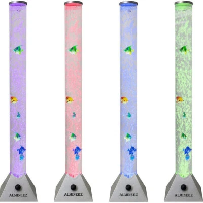 £33.95 • Buy Extra Large 90cm Colour Changing LED Sensory Bubble Tube Fish Lamp Light
