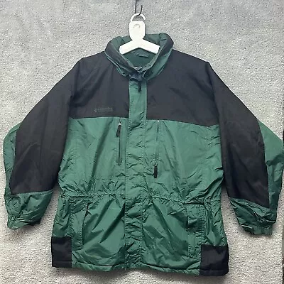 Columbia Jacket Mens 3XL XXXL Green Coat Parka Snowboarding Skiing Fleece Lined • $29.99