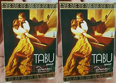 2 X TABU Dana Soap Bar With Perfume High Quality Cleanser Body And Face 90g • £14.82