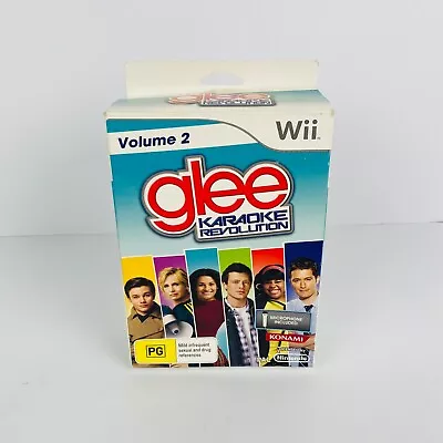 Nintendo Wii Glee Karaoke Revolution Volume 2 Complete • $35