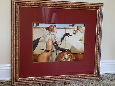Michael Parkes The Creation 31x27 Professionally Framed And Matted Print • $499