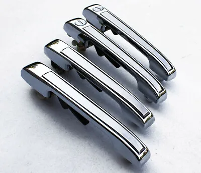 VOLKSWAGEN MK1 CHROME DOOR HANDLES (SET OF 4) W. KEYS & GASKETS  • $1499