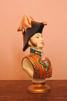 £20 • Buy Rudolf Kammer Porcelain Military Bust Napoleon General 1815 Soldier