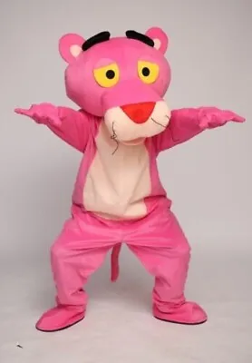 Cute Pink Panther Of Adult Size Cartoon Mascot Costume Fancy Dress • $109