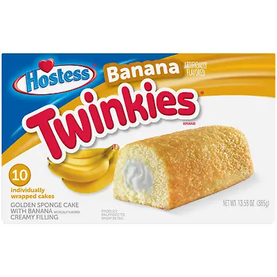 Hostess Twinkies Banana - 10 CT In A Box • $13.69