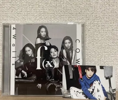 F(x) 4 Walls COWBOY First Limited Edition CD Photocard Amber  Japan • $119