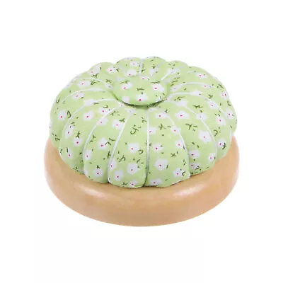 Magnetic Pin Cushions Wooden Base Sewing Needle Holder Pincushion • $13.57