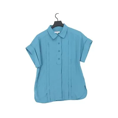 £28.30 • Buy Equipment Women's Shirt M Blue 100% Polyester Short Sleeve Collared Basic